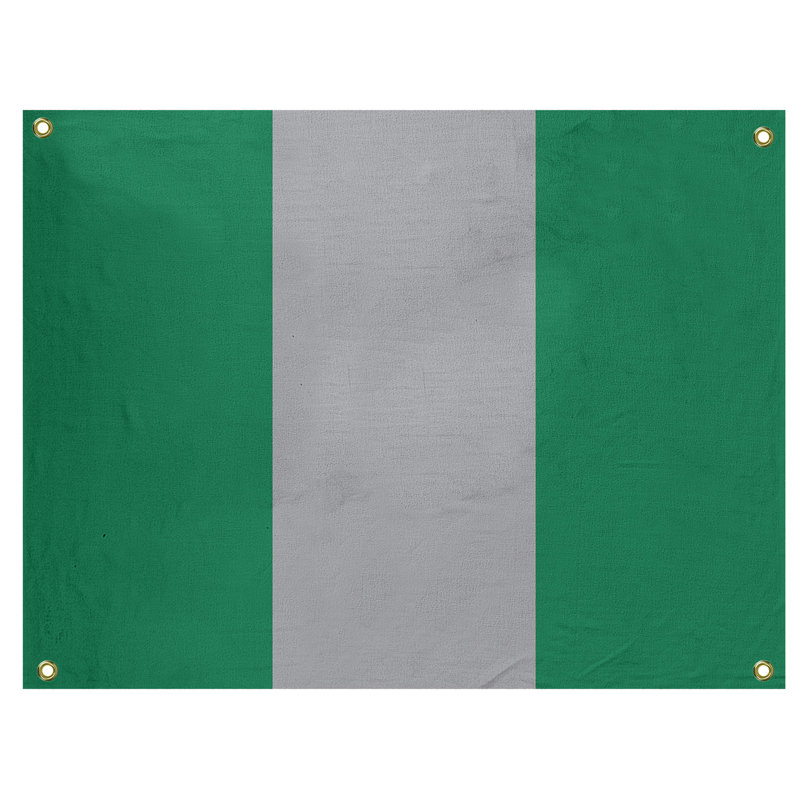 Tapisserie de polyester Vancouver, H 50 po x l 59 po x P 1 po, Vert / gris froid / vert