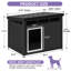 Niche pour chien d'extérieur avec toit incliné Henos Rustic Lodge - résistante aux intempéries et durable