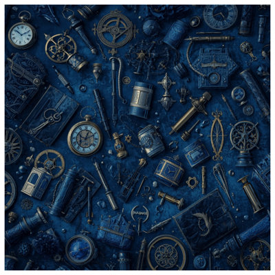 Rideaux de douche Steampunk