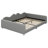 Upholstered Daybed With Cloud-Shaped Backrest-339429932