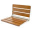 Banc de douche mural en bois pliable