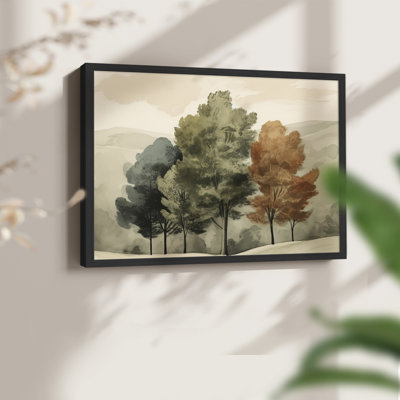Paysages rétro-Cxx - reproduction encadrée