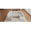 Canapé-lit modulaire convertible en U de 107,1 po pour salon, beige-617689996