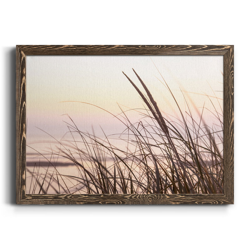 Cape Dune Morning - photographie de cadre sur toile, H 24 po x l 18 po x P 1,5 po, Noyer