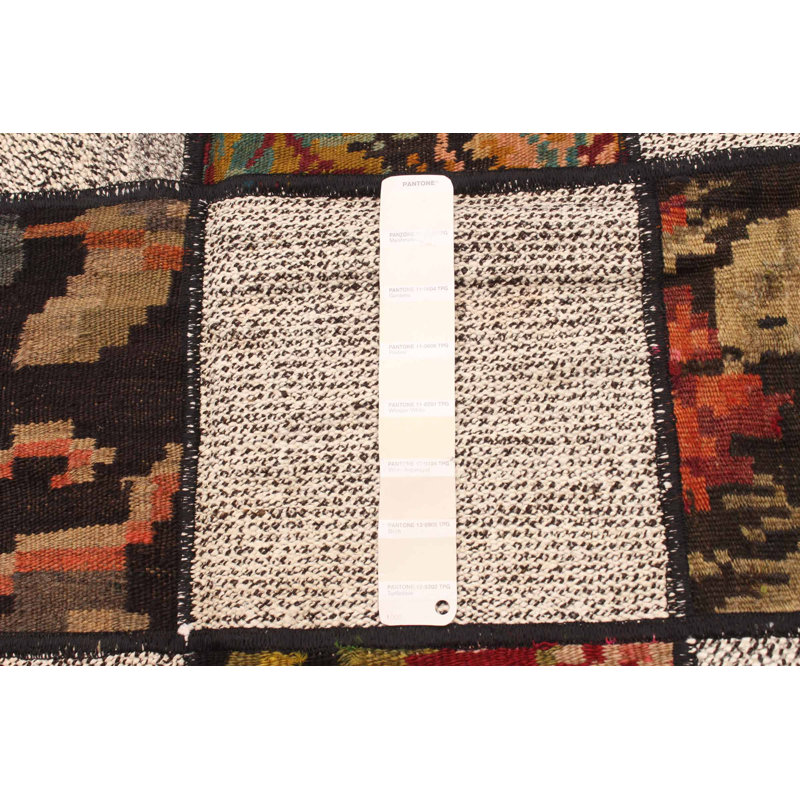 Alixzander Wool Patchwork Indoor Rug
