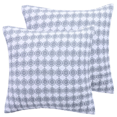 Solano Neutral Euro Shams Set of 2