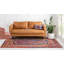 Tapis multicolore en coton tressé à la main Munford-804267455