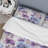 Floral Duvet Cover Set - Wonderland White And Purple Flowers-739452311