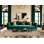 Washable Scallop Shell Border Coastal Area Rug