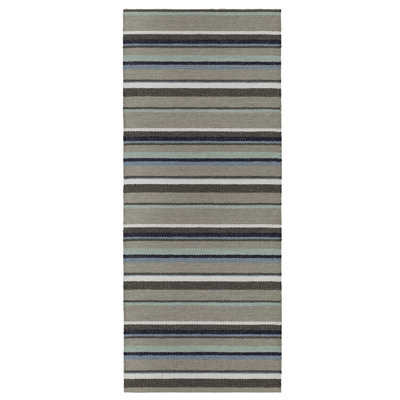 Oden Striped Hand Woven Indoor / Outdoor Area Rug