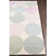 Tapis pastel / rose / sauge en laine touffeté à la main Delmar