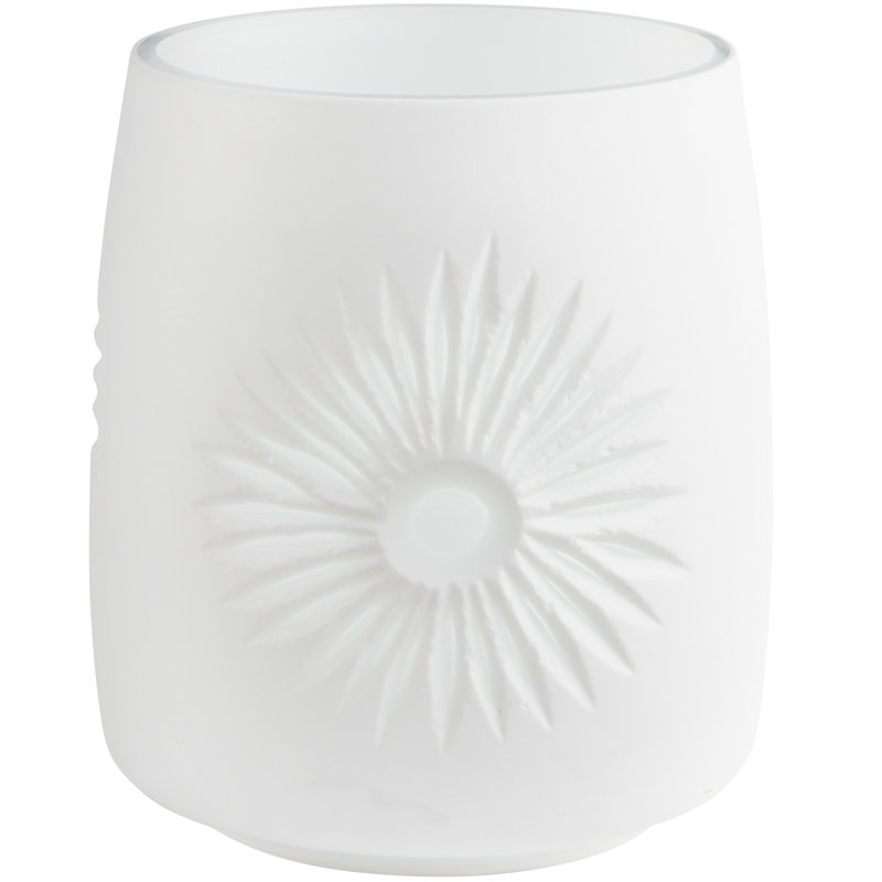 Vika Handmade Ceramic / Porcelain Table Vase, 6.75" H x 5.75" W x 5.75" D