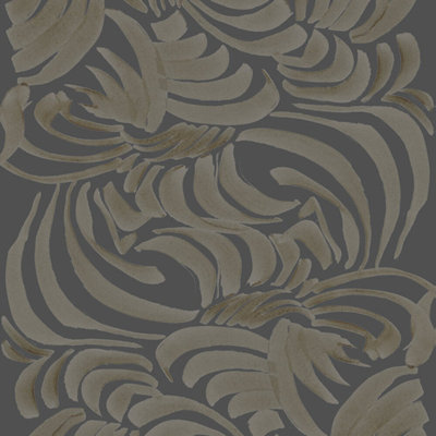 Abra Porcelain Flora Large Goldenrod Wallpaper