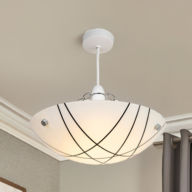 Paramore 35cm Glass Bowl Easy Fit Pendant Ceiling Shade