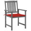 Chaise de patio en acacia avec coussin-1381994818-1381994820