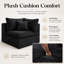 Fauteuil d'appoint rembourré Ashville Chenille-130186107