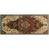 Fateha One-of-a-Kind 3'3" X 8'4" 1980s Runner Wool Area Rug