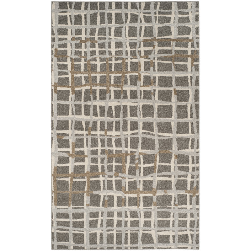 Seto Performance Abstract Rug, Rectangle 5'3" x 8'