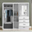 3 Door 4 Drawer Combi Fitment Wardrobe-1644876003