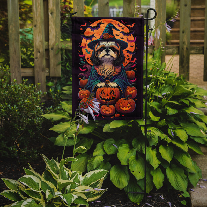 Drapeau du jardin Shih Tzu Jakameron, 15,5 po x 11,25 po