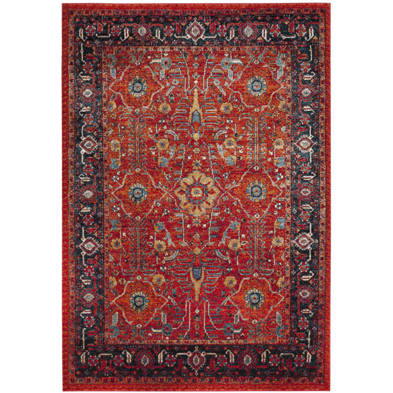Wilber Oriental Hand Woven Area Rug, Rectangle 201 x 274 cm
