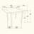 Rectangular 52-Inch Extension Dining Table
