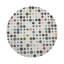 Mod Confetti Sophisticate Vegan Leather Round Coasters-1469134435