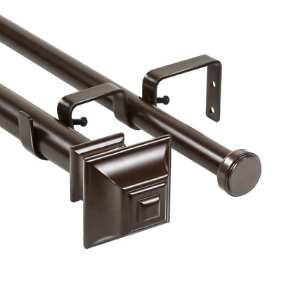 Tringle à rideaux double pour fenêtre Courter