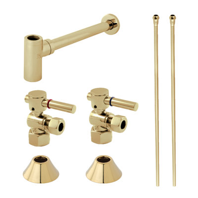 Kingston Brass Trimscape Contemporary Plumbing Sink Trim Kit with Bottle Trap