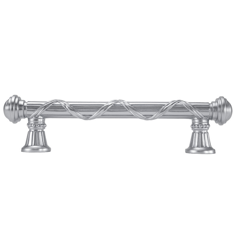 edgar berebi berkley 5 inch center to center pull in matte black plate, Satin Nickel