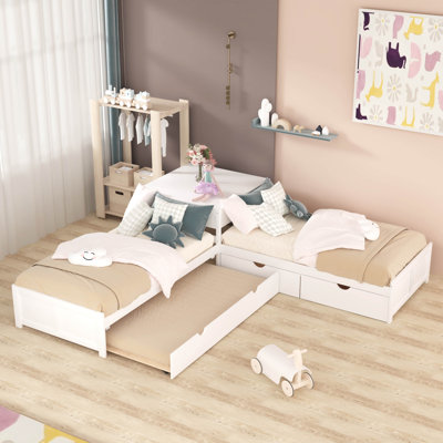 Eudelia Solid Wood Platform Bed