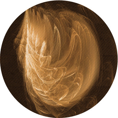 Tapis brun en laine Montano