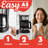 Gourmia 12 Cup Drip Coffee Maker, One-Touch Operation with Pause and Serve, Black