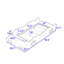 Lit plateforme simple en bois avec espace de rangement et lattes Aerabella-1166205221