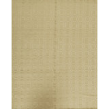 Cotton Geometric Area Rug in Beige