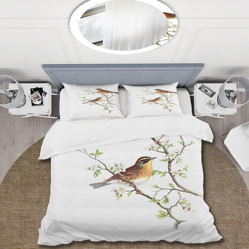 Vintage Mammals II - Ensemble de housse de couette Farmhouse - Microfibre de polyester