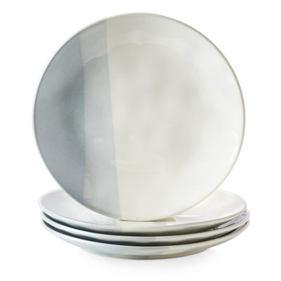 Assiette plate en porcelaine 10 po Alyisha