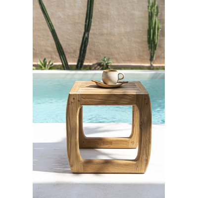 Chunaram Solid Wood Accent Stool