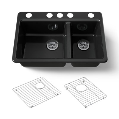 Riverby 33 In. Undermount Double-Bowl Kitchen Sink