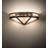 Rustic Lodge Steel Half Moon