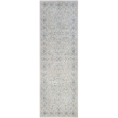 Ania Floral Grey Indoor Rug