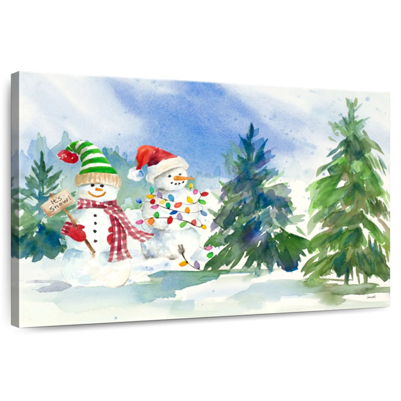 Snowman Valley II, H 26 po x l 39 po