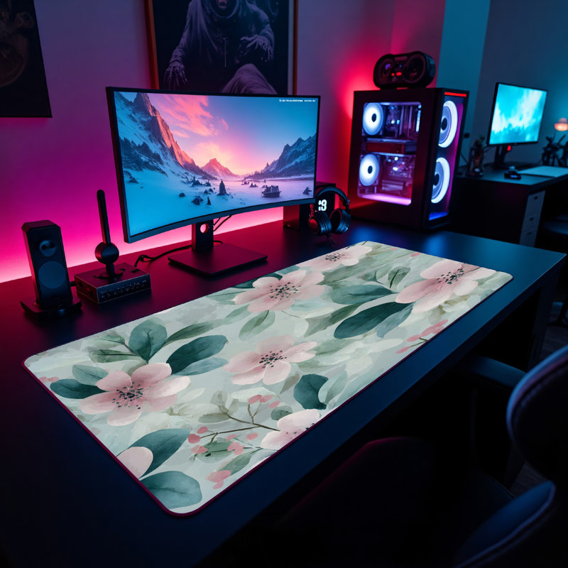 Polyester Desk Pad, 31.5x15.5