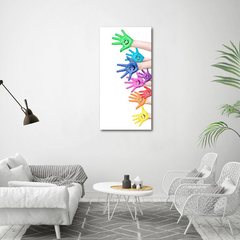 Painted Hands - Wrapped Canvas Print
