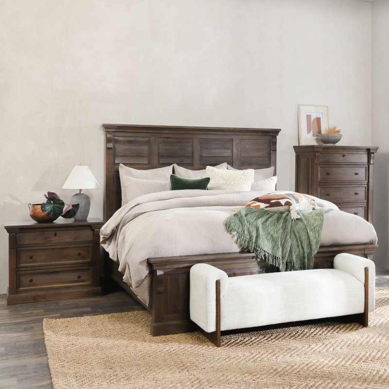 Adelaide Standard Bed, Queen, Cocoa Brown
