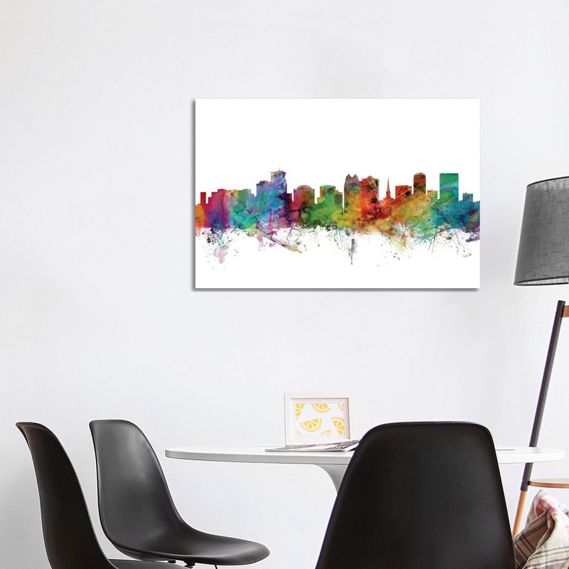 Orlando, Florida Skyline by Michael Tompsett - Wrapped Canvas Gallery-Wrapped Canvas Giclée