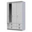 Conners Tall Triple 4 Drawer Wardrobe -22835431