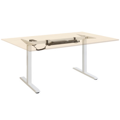 Mount-It! Black Under Desk Cable Tray, Wire Management Basket for Desktops, Laptops, Sit Stand Desks