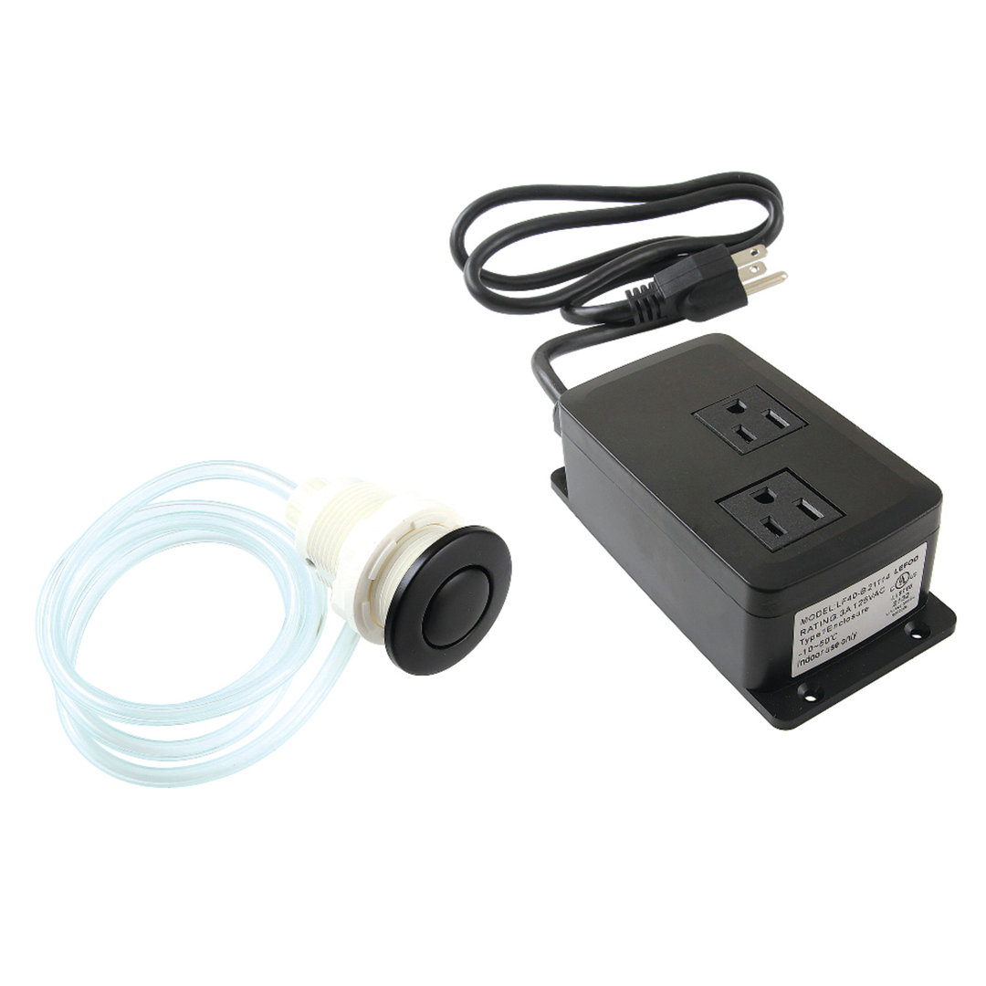 Kingston Brass Trimscape Dual Outlet Garbage Disposal Air Switch Kit Kingston Brass