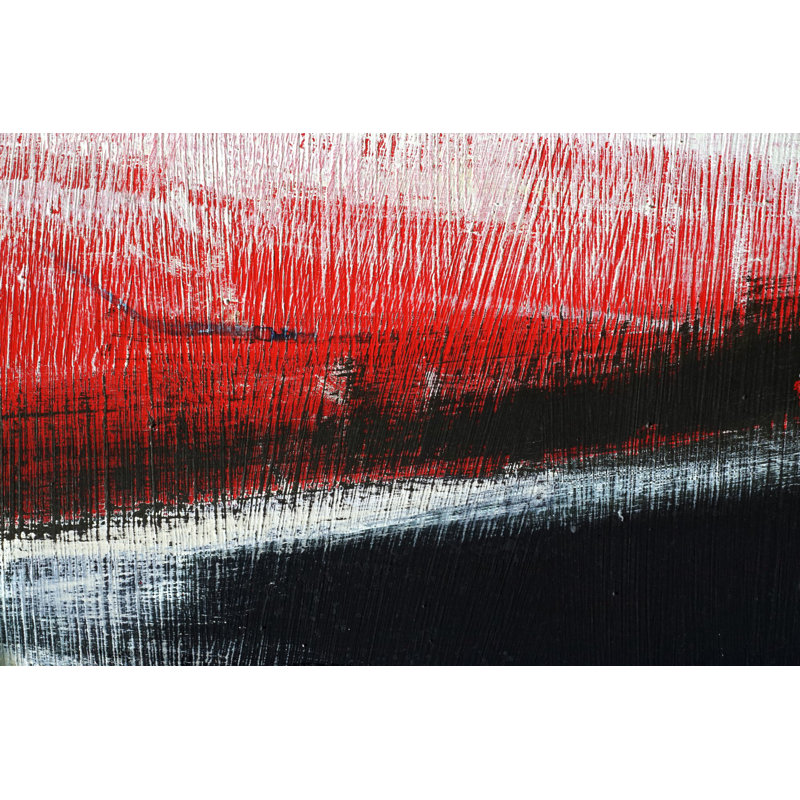 Paint On Metal Surface by Antova - Wrapped Canvas Print, 30cm H x 46cm W x 3.8cm D